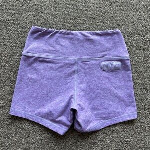 Fleo Purple High Rise Atheltic Shorts